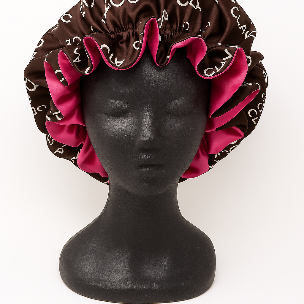 Claudia Q Silk Bonnets - Pink