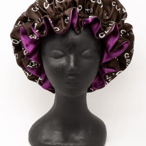 Claudia Q Silk Bonnets - Purple