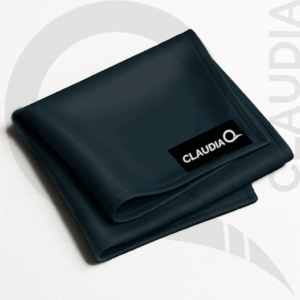 Claudia Q Silk Scarf - Black